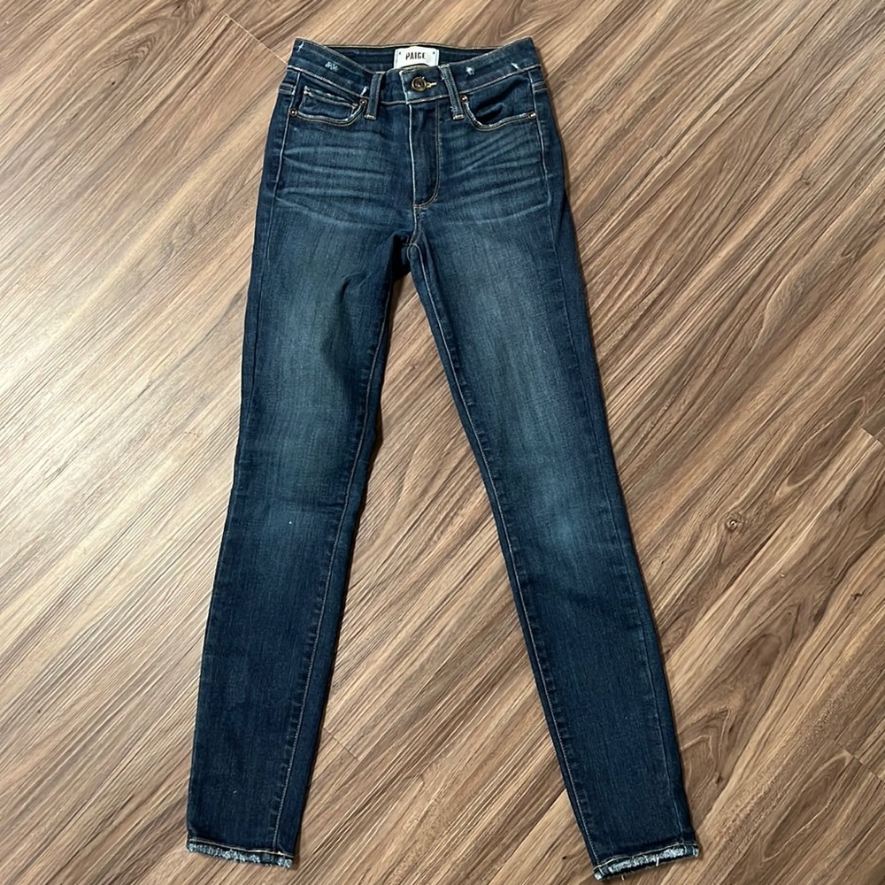 Paige skinny straight denim